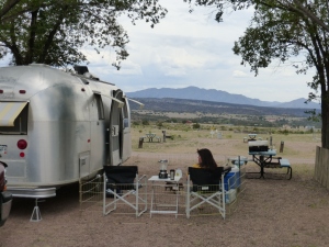 Enjoying the view.  We could see the Royal Gorge Bridge from our campsite.