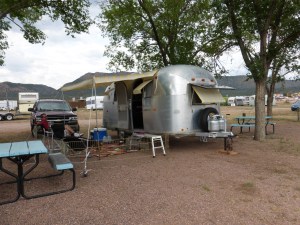 The awning actually worked!