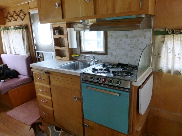 1965 Holiday Rambler Kitchen and Dinette