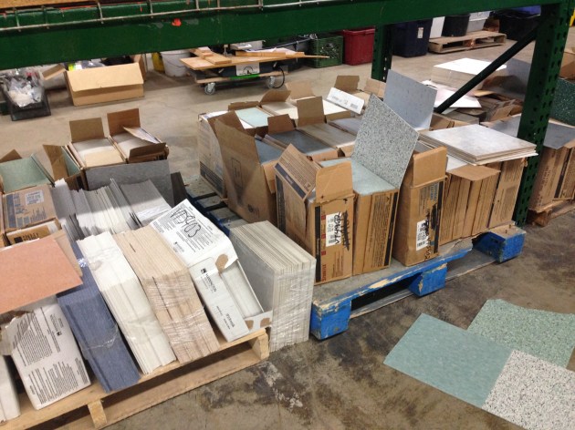 VCT Tiles at Habitat ReStore